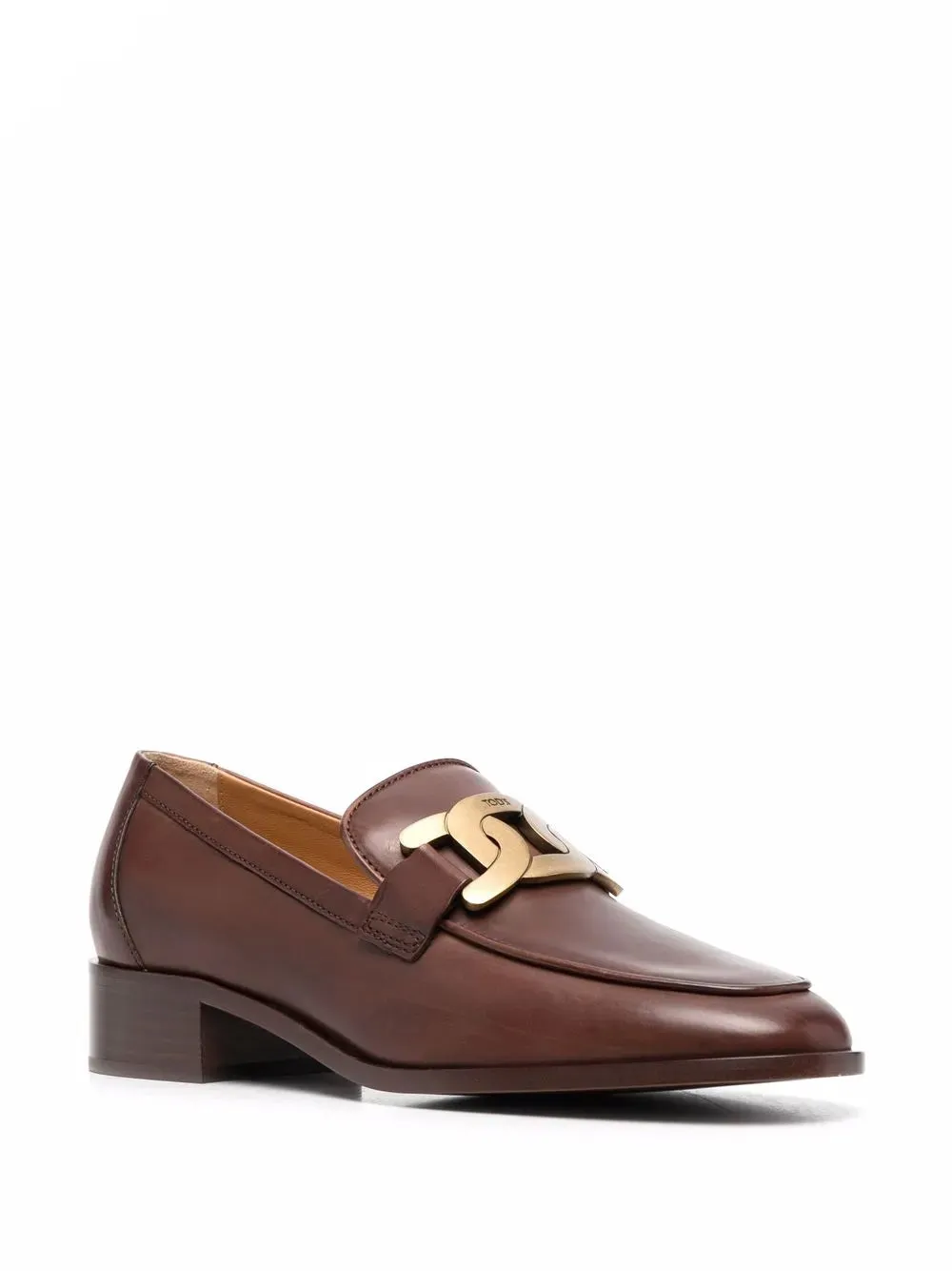 Tod's chain-detail leather loafers