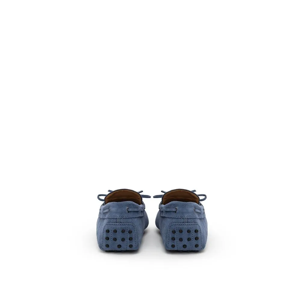 Tod's Turquoise Suede Leather Loafer