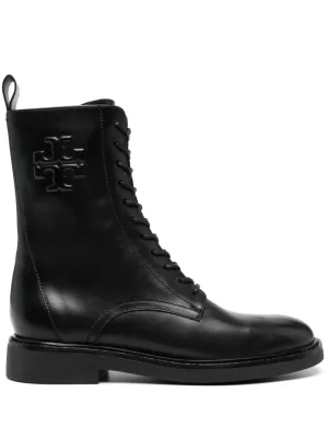 Tory Burch Double T combat boots