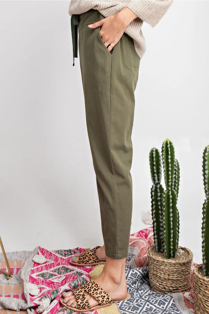 Twill Boyfriend Pant
