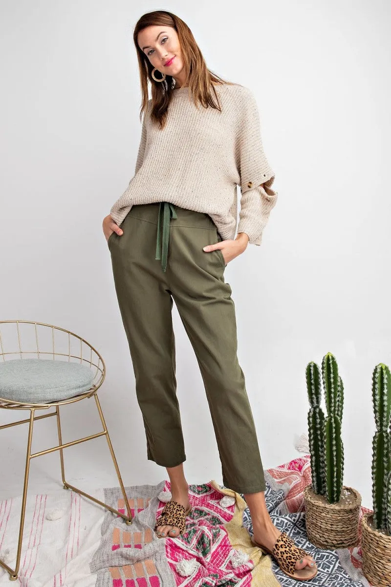 Twill Boyfriend Pant