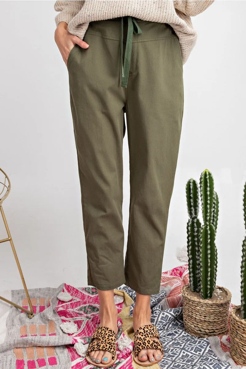 Twill Boyfriend Pant