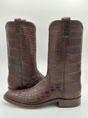 Vaquero Custom Center Cut Full American Alligator Cowboy Boots size 9 D