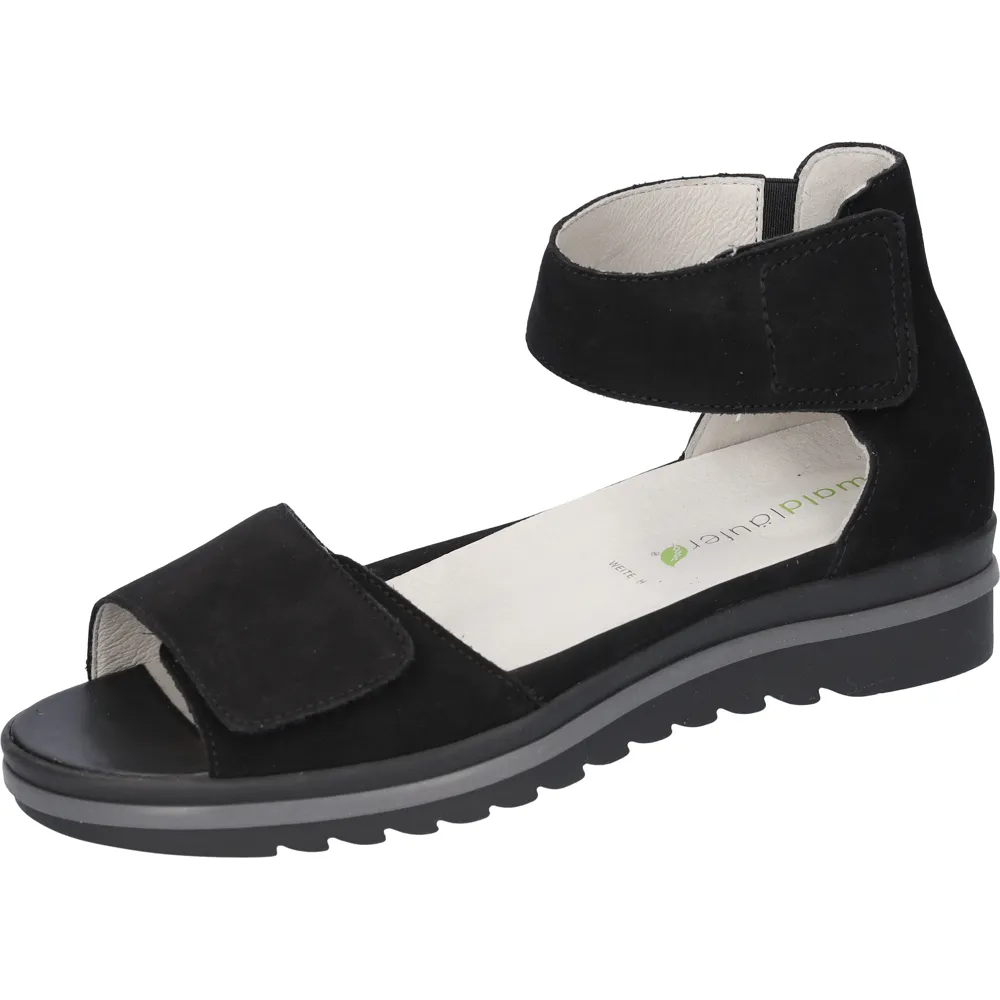 Waldlaufer Hakura (Odeon) Black Sandals