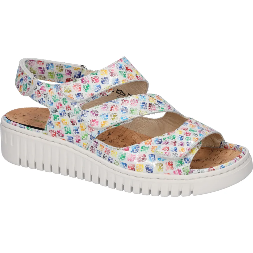 Waldlaufer Willow White Multi Sandals