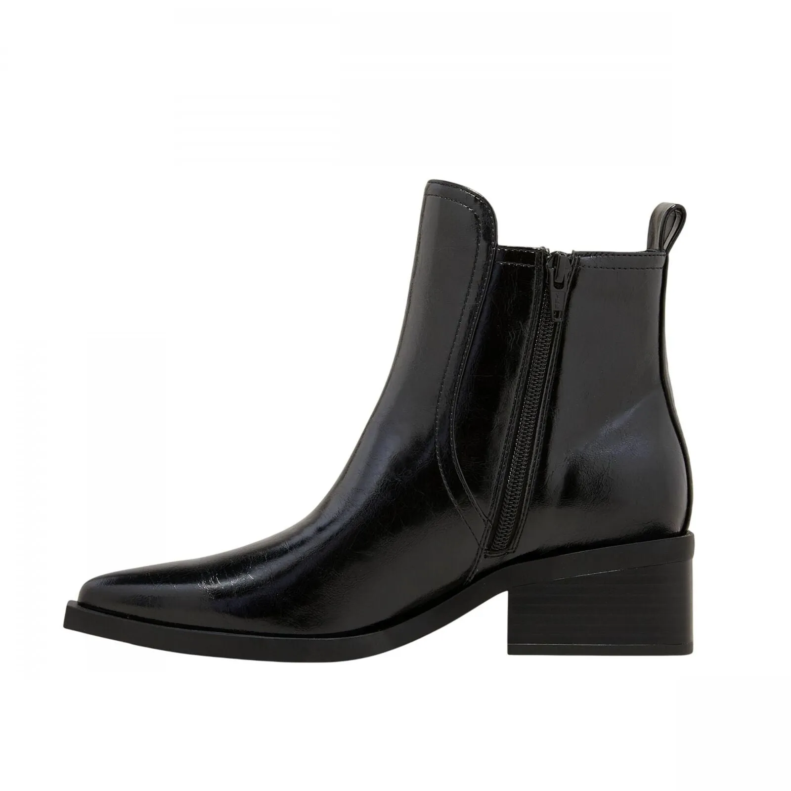Wild Fable Giovanna Buckle Western Ankle Boots with Memory Foam Insole Black 10M