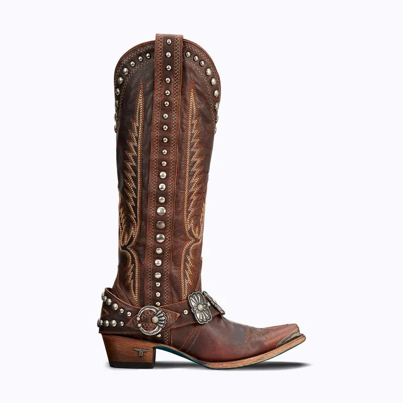 WOMENS LANE Silver Mesa Boot BOOTS LB0474A COGNAC