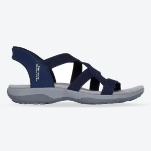 Women's Wide Fit Skechers 163460 Slip-ins Reggae Slim Stretch Flex Sandals