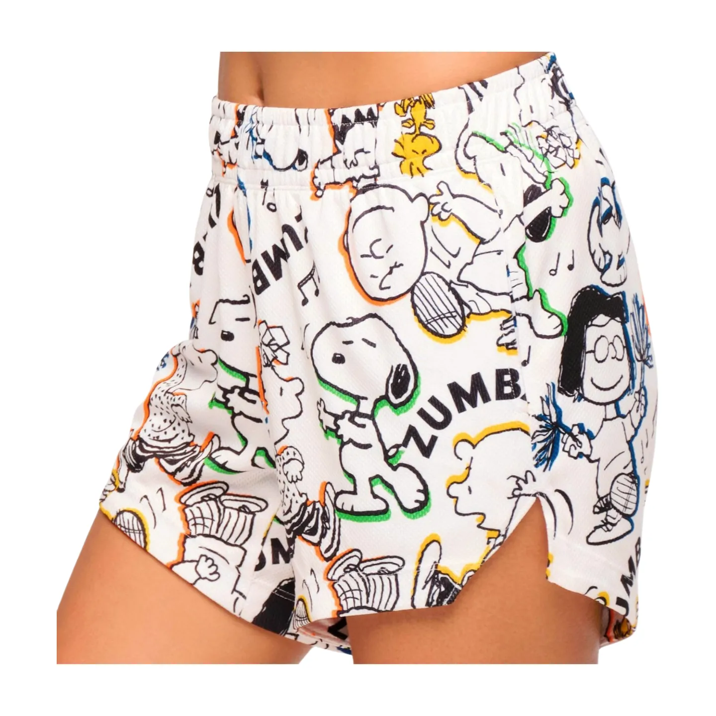 Zumba X Peanuts High Low Mesh Shorts (Special Order)