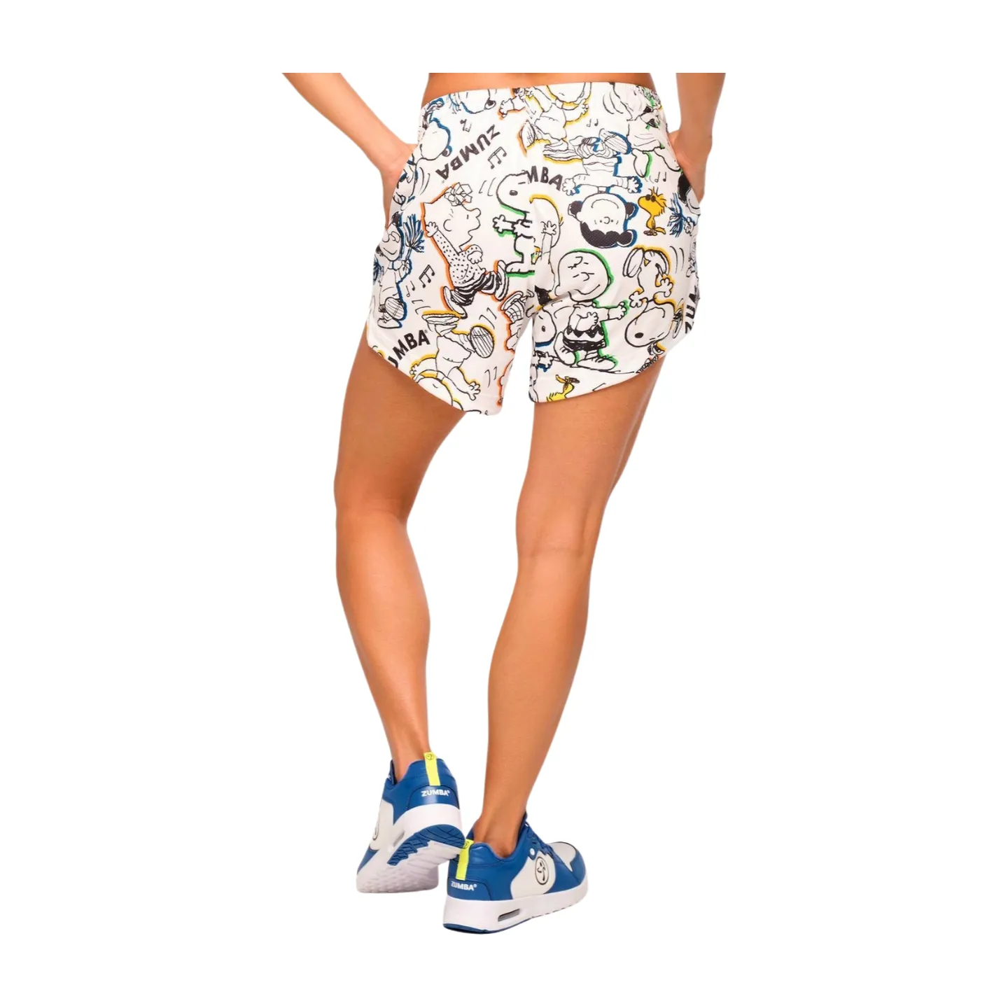 Zumba X Peanuts High Low Mesh Shorts (Special Order)